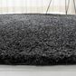Safavieh August Shag AUG900H 9" Round Charcoal Area Rug, , large
