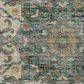 Dalyn Rug Company Silk Road Aqua, Ivory, Beige, Blue, Gold, Aloe and Gray 10" x 14" Area Rug, , large
