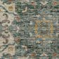 Dalyn Rug Company Silk Road Aqua, Ivory, Beige, Blue, Gold, Aloe and Gray 10" x 14" Area Rug, , large