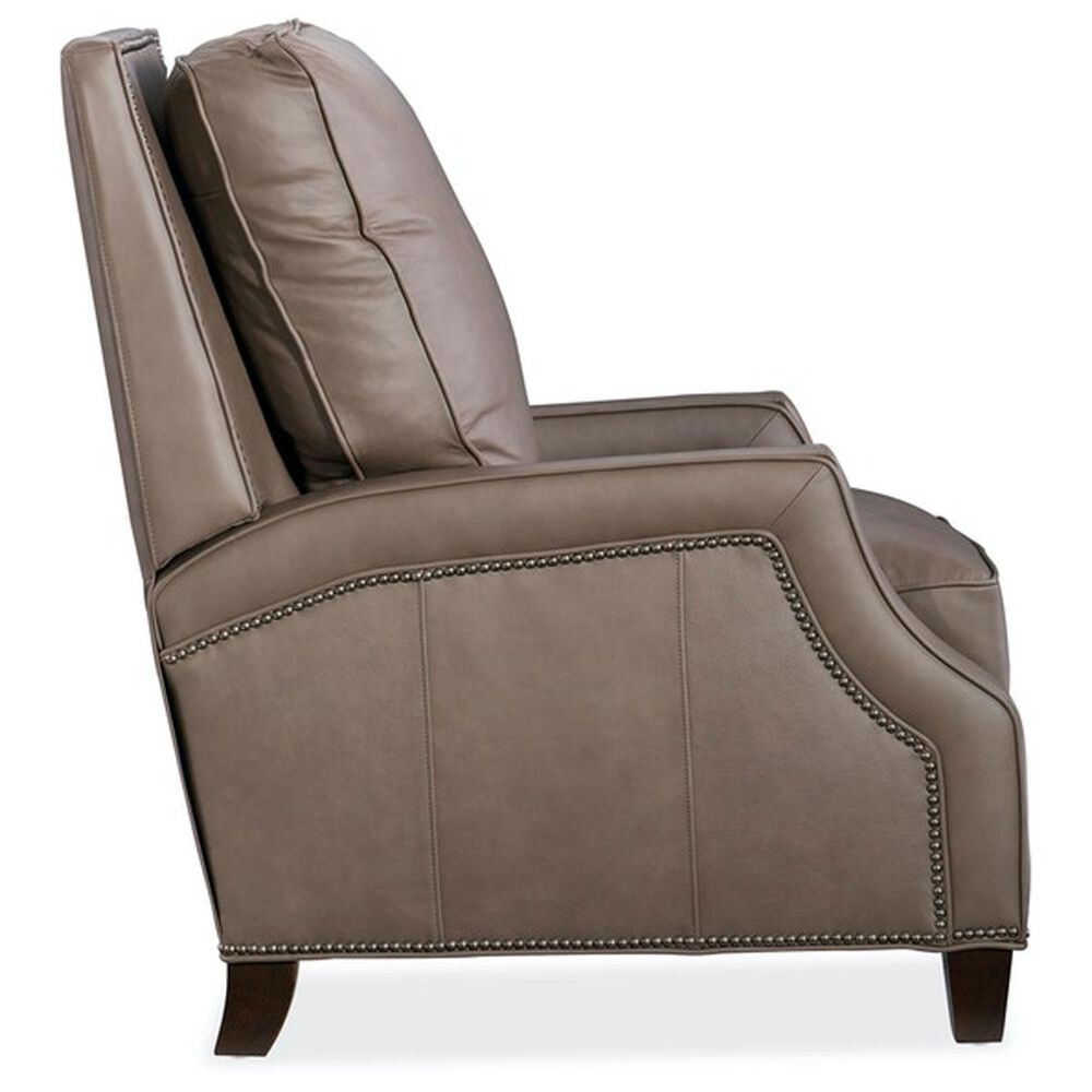 Hooker Furniture Leather Manual Recliner in Aspen Lenado, , large