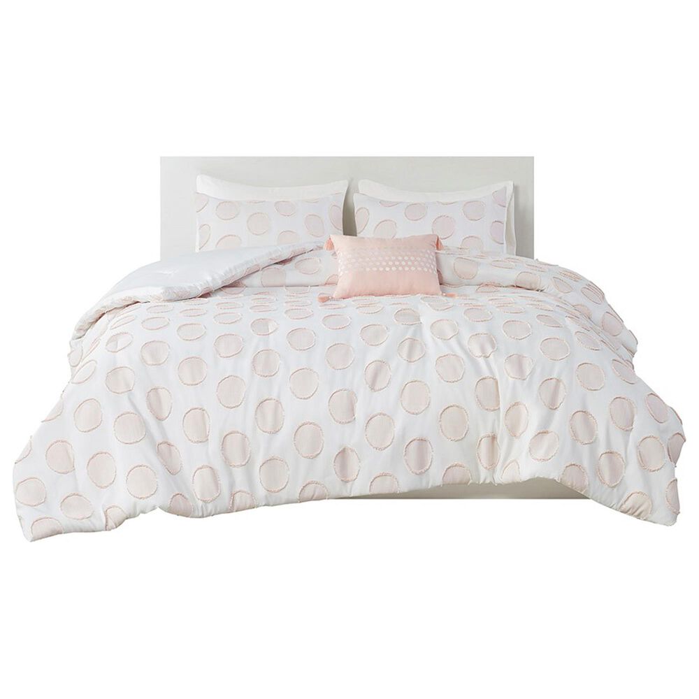 Hampton Park Jennifer 4-Piece Full/Queen Comforter Set in Blush, , large