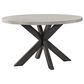 Mayberry Hill Axel 5-Piece Round Dining Set in Light Grey and Espresso, , large