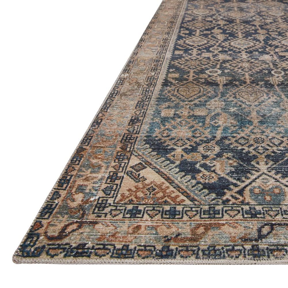 Magnolia Home Lenna LEA-01 2&#39; x 5&#39; Indigo and Natural Area Rug, , large