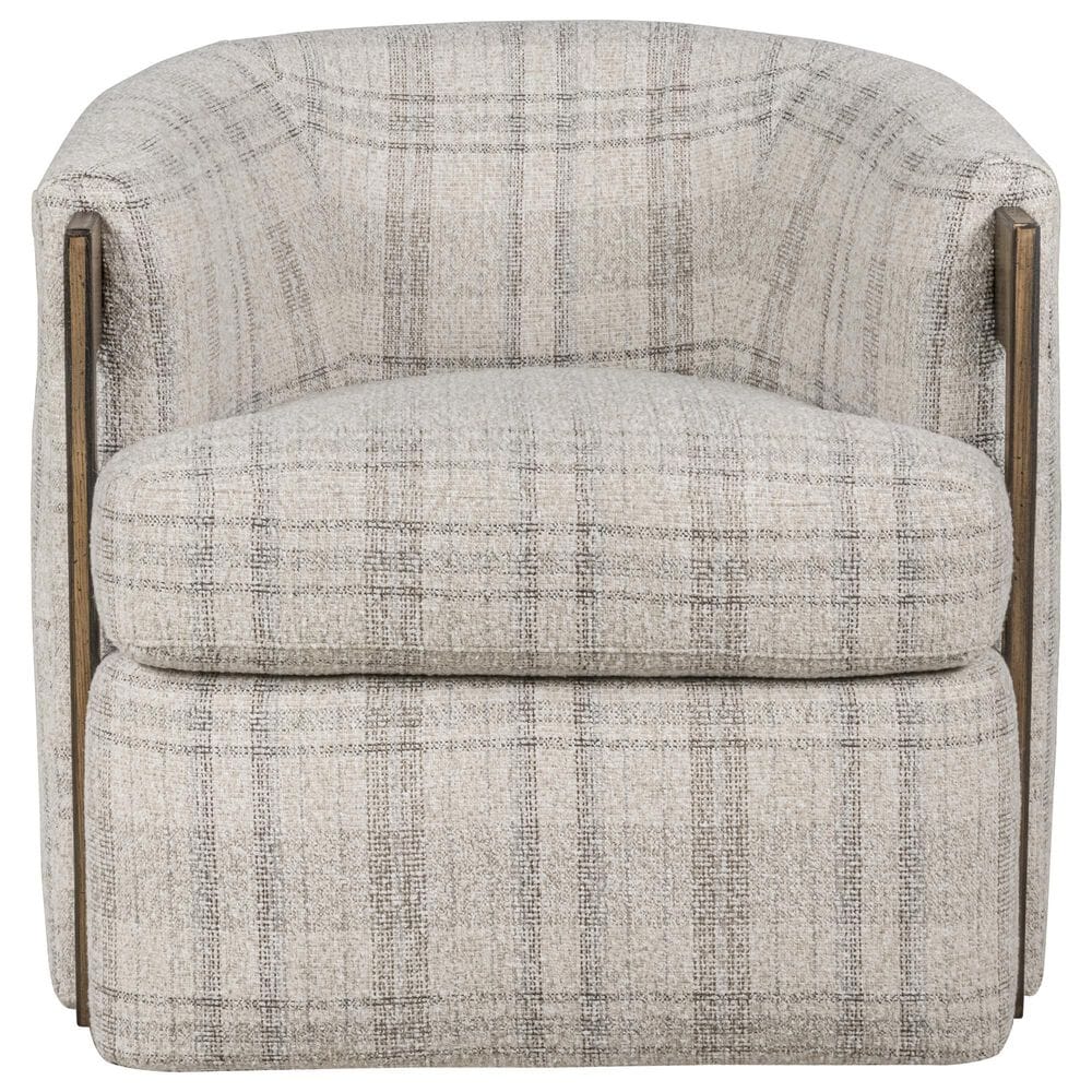 Sam Moore Camden Swivel Chair in Oatmeal, , large
