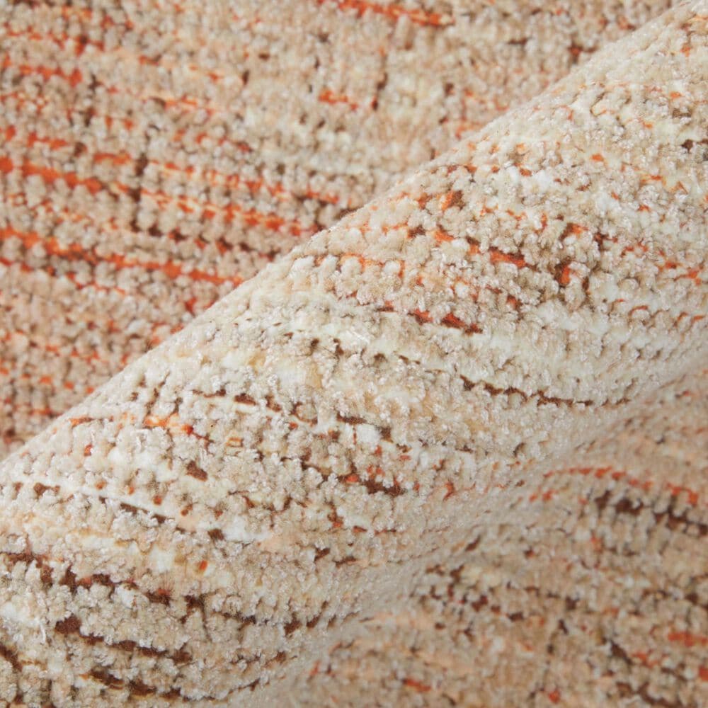 Feizy Caldwell 9&#39; x 12&#39; Orange and Ivory Area Rug, , large