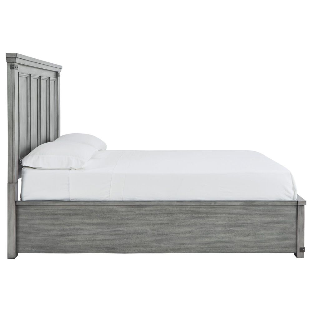 Ashley Russelyn 4-Piece Cal King Storage Bed Set in Gray, , large
