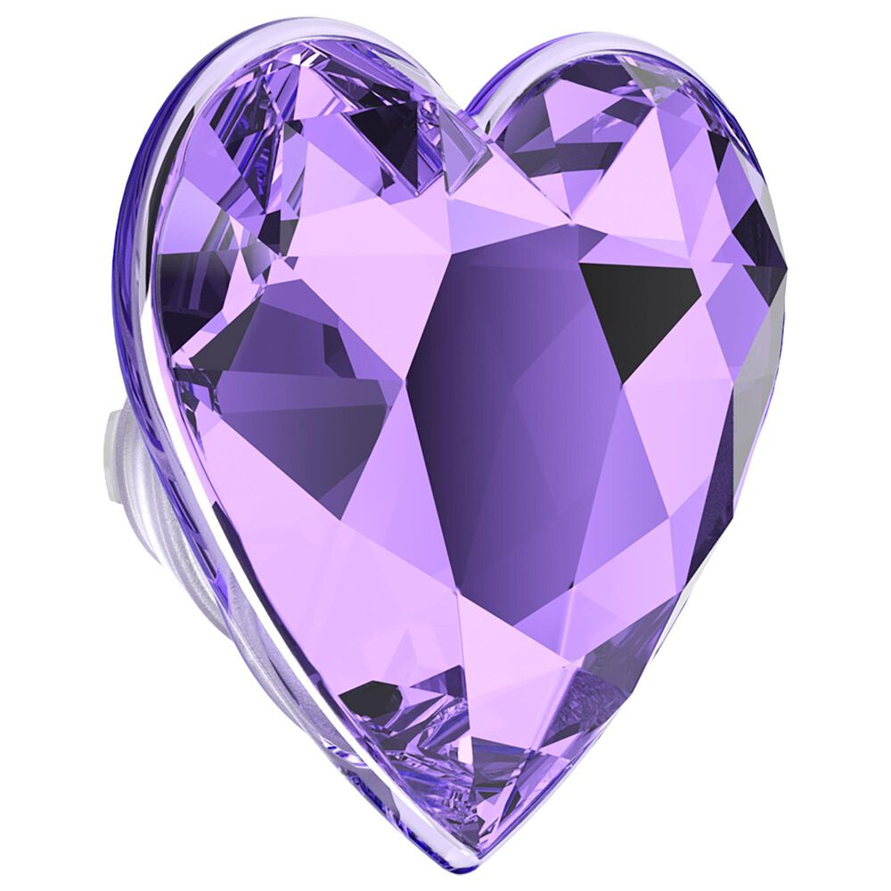 PopSockets MagSafe Circle PopGrip in Crystal Heart Lavender, , large