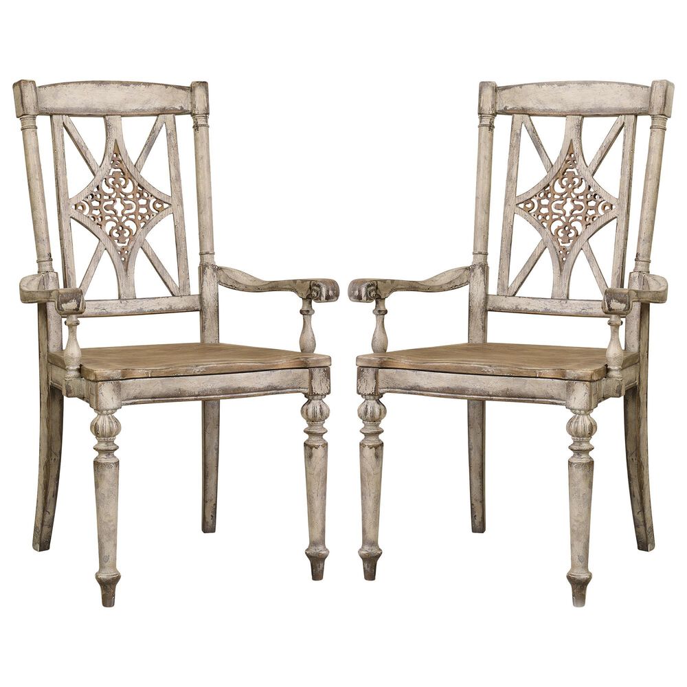 Hooker Furniture Chatelet Arm Chair in Paris Vintage (Set of 2), , large