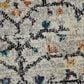 Amer Rugs Montana 7"6" Round Ivory and Yellow Area Rug, , large