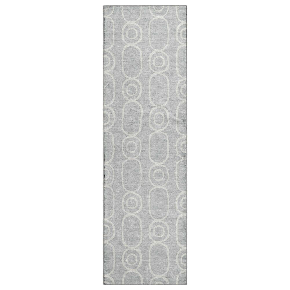 Dalyn Rug Company The Reserve TR6 Silver 2"3" x 7"6" Indoor/Outdoor Runner, , large