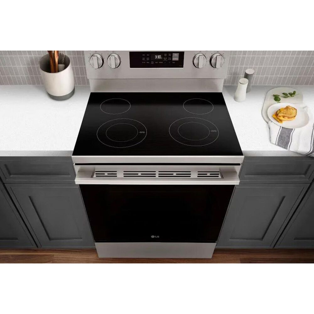 LG 6.3 Cu. Ft. Smart Electric Range in Stainless Steel, , large