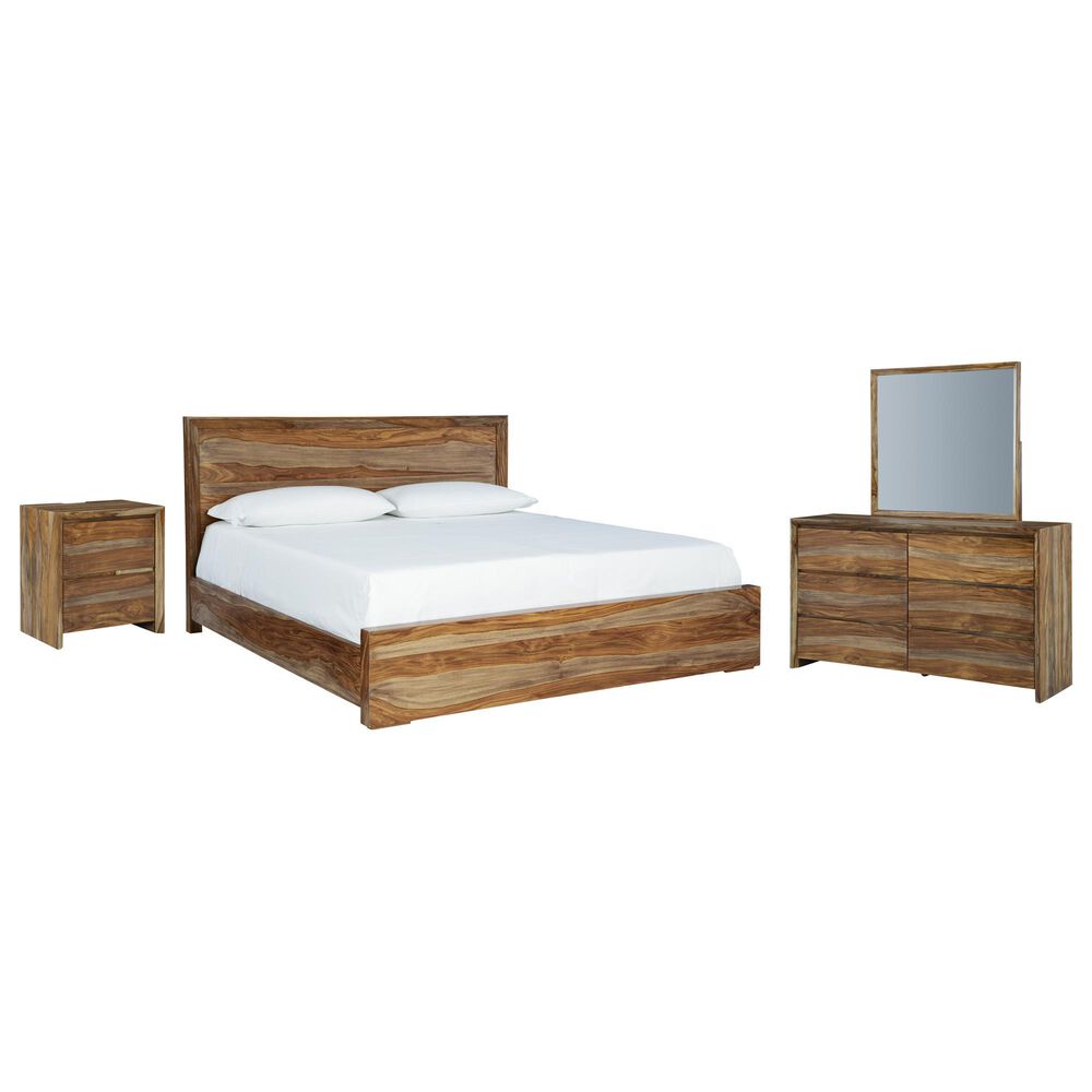 Millenium Dressonni 4-Piece Queen Bedroom Set in Brown, , large