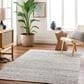 Surya Reika REK-2305 8" x 10" Light Gray, Charcoal, Black and Light Beige Area Rug, , large