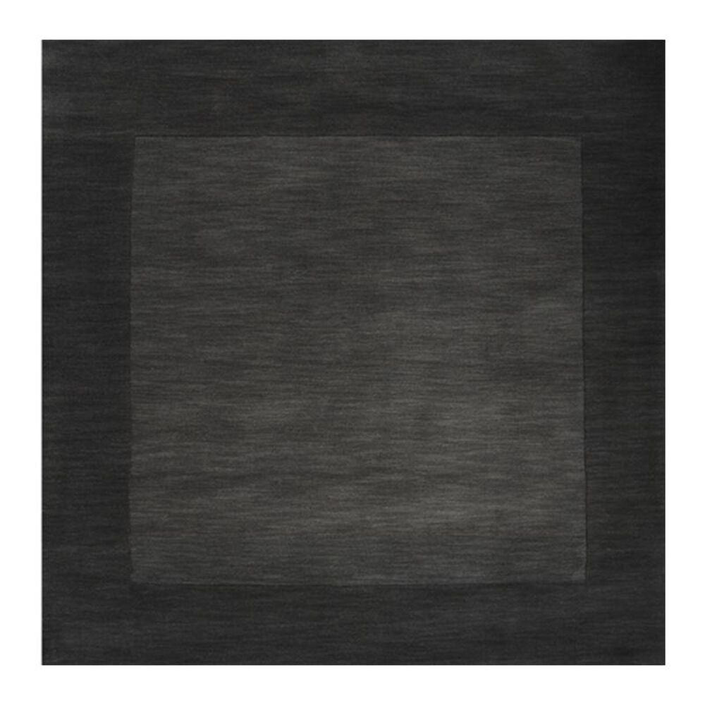 Surya Mystique M-347 8" Square Charcoal and Black Area Rug, , large