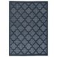 Nourison Easy Care 2" x 4" Navy Blue Indoor/Outdoor Area Rug, , large