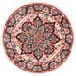 Safavieh Riviera 6"7" Round Blue and Beige Area Rug, , large