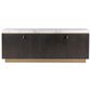 Century Cadence Credenza in Mocha and Antique Brass, , large