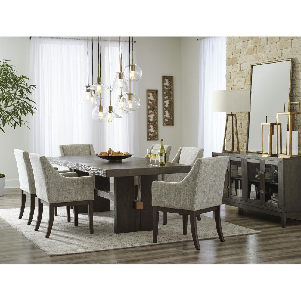 Millenium Burkhaus 72&quot;-90&quot; Dining Table in Dark Brown, , large