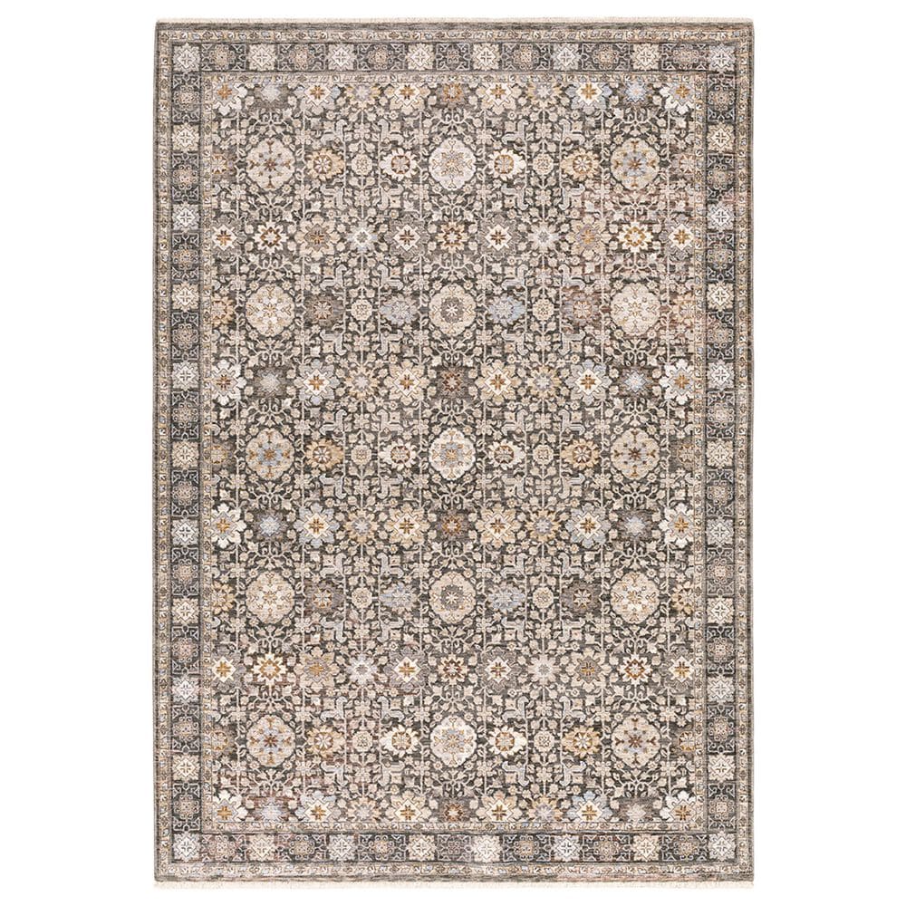 Oriental Weavers Maharaja Qatar 71N 9"10" x 12"10" Grey Area Rug, , large
