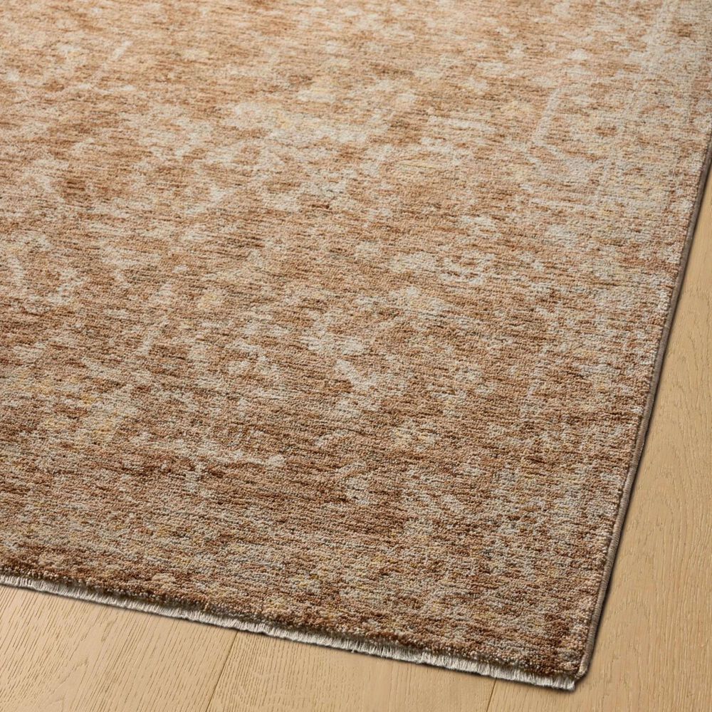 Magnolia Home Junie 5&#39;3&quot; x 7&#39;6&quot; Clay and Natural Area Rug, , large