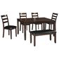 Ashley Coviar 6-Piece Dining Set in Brown, , large