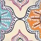 Levtex Magnolia 12" x 24" Lumbar Throw Pillow in Tan, Teal, Orange and Navy, , large