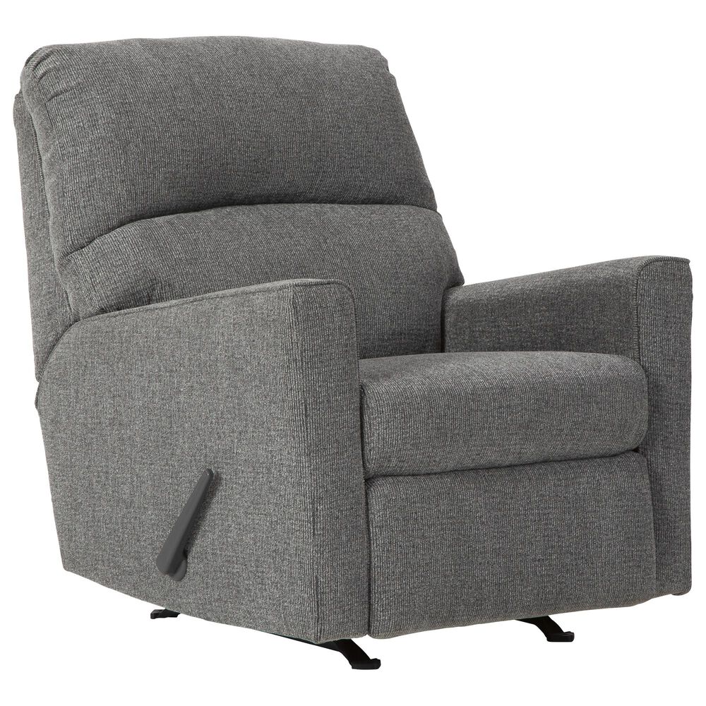 Signature Design by Ashley Dalhart Rocker Recliner in Charcoal, , large