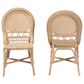 Baxton Studio Jelita Side Chair in Natural Brown (Set of 2), , large