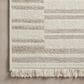 Amber Lewis x Loloi Malibu MAB-03 8"10" x 12"2" Ivory and Dove Indoor/Outdoor Area Rug, , large