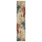 Oriental Weavers Soleri 2"6" x 12" Beige and Multicolor Runner, , large