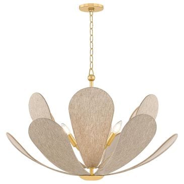 Mitzi Lighting Nadine 6-Light Chandelier in Aged Brass, , large