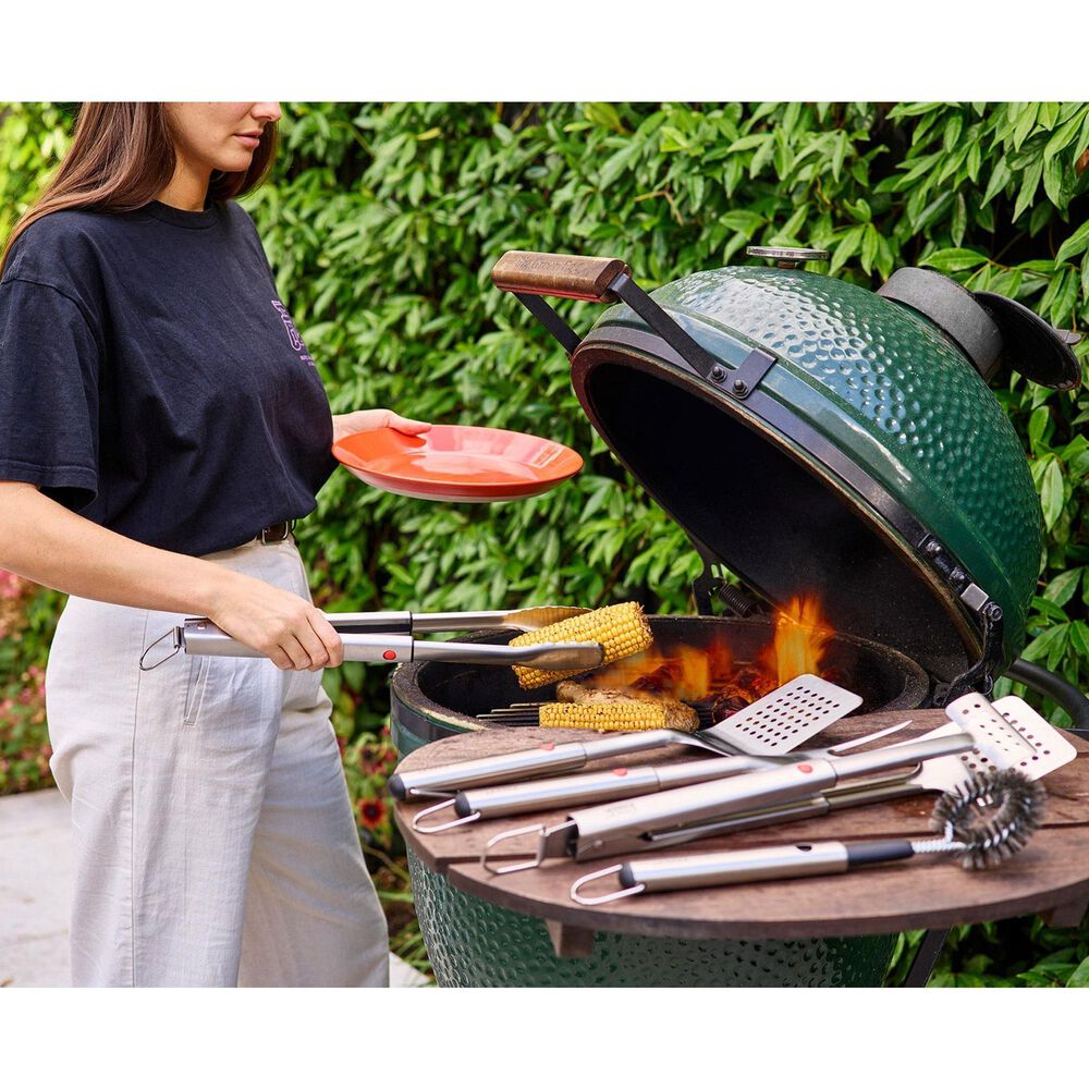 Joseph Joseph GrillOut 2-piece BBQ Turner and Tongs Set in Stainless Steel, , large
