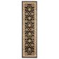 Safavieh Lyndhurst LNH555 2"3" x 12" Black and Ivory Runner, , large