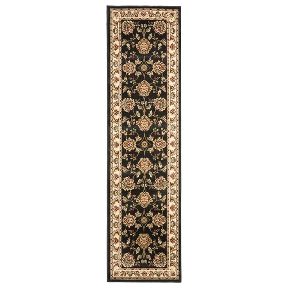 Safavieh Lyndhurst LNH555 2"3" x 12" Black and Ivory Runner, , large