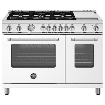 Bertazzoni Master 4.7 Cu.Ft. Gas Range in Bianco Matt, , large