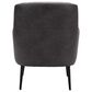 Zuo Modern Tasmania Accent Chair in Vintage Black and Gold, , large