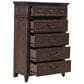 Belle Furnishings Paradise Valley 5-Piece King Bedroom Set in Saddle Brown, , large