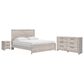 Ashley Broachmyn King Bed with Dresser and Nightstand in Light Gray, , large