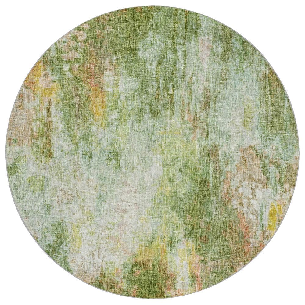 Dalyn Rug Company Boca BO10 Sage 8" Round Area Rug, , large