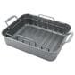KitchenAid Non-Stick Roaster with Rack in Contour Silver, , large