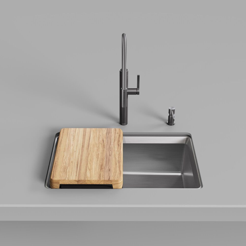 Blanco Inteos 30" Single Bowl Kitchen Sinks in Satin Polish, , large