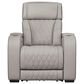 Ashley Boyington 2-Piece Leather Power Reclining Living Room Set in Gray, , large