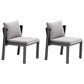 Zuo Modern Horizon Side Chair in Gray (Set of 2), , large