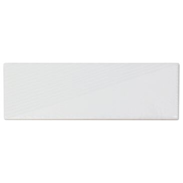 Soho Studio Fragments White 2" x 8" Ceramic Tile, , large