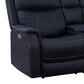 Steve Silver Valencia Power Recliner Console in Ocean Blue, , large