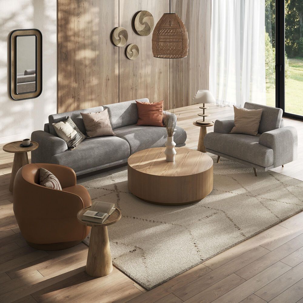 37B Knox Set of Three Nesting Table in Natural NFM