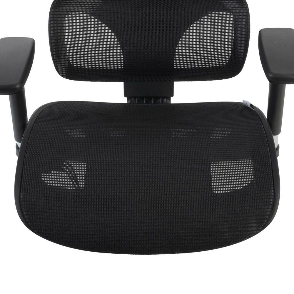 Regency Global Sourcing Omega Mesh O-2 Tech Ergonomic Management Office Chair in Black, , large