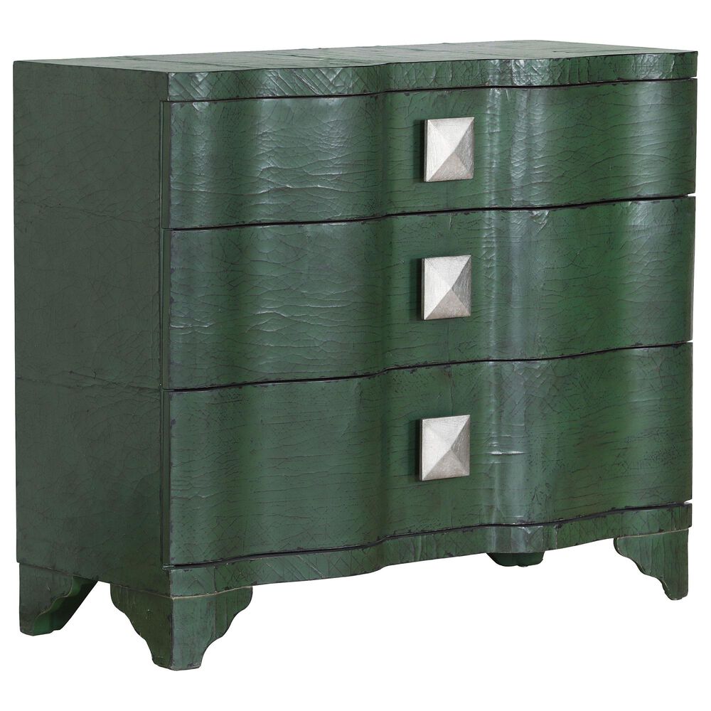 Accentric Approach 3-Drawer Accent Chest in Green, , large