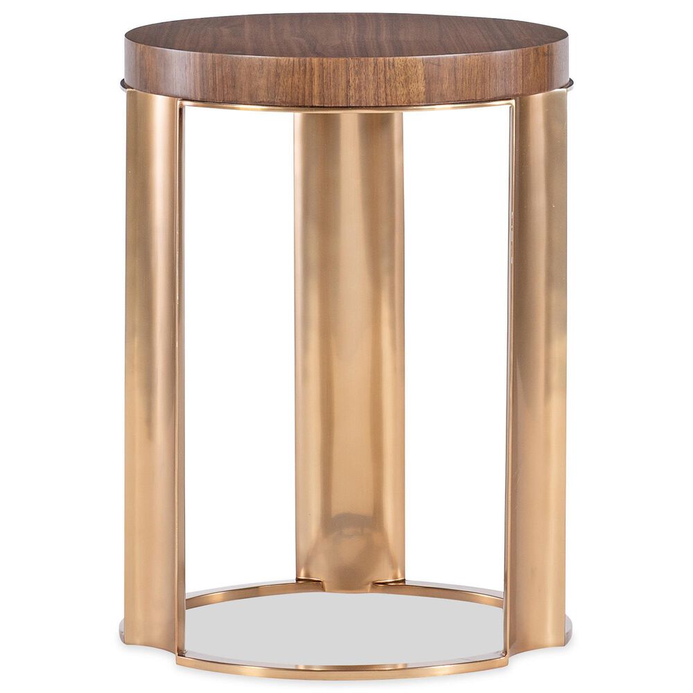 Hooker Furniture Eleana Accent Table in Light Caramel and Sunlit Bronze, , large