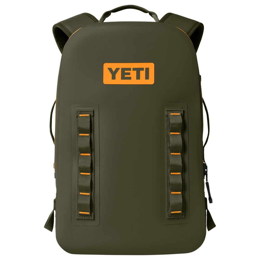 YETI Panga 28L Waterproof Backpack in Olive and King Crab Orange, , large